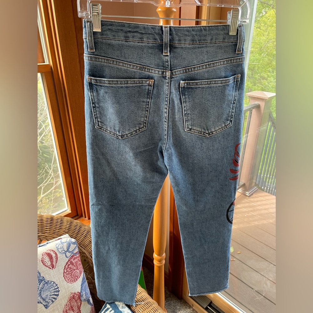 Adorable Topshop Mom Moto Japanese Jeans - Picture 2 of 4
